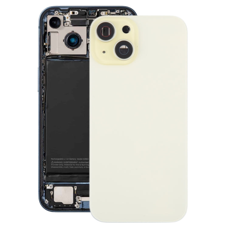 Tapa trasera de batería para iPhone 15 con t...