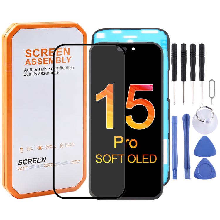 Pantalla OLED suave HXL para iPhone 15 Pro  ...