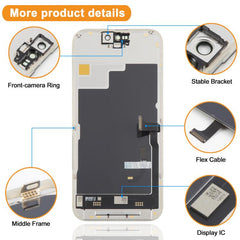 Pantalla OLED suave HXL para iPhone 15 Pro  ...