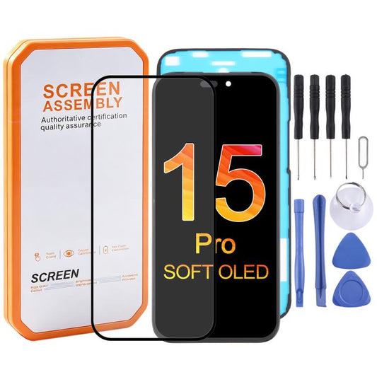 Pantalla OLED suave HXL para iPhone 15 Pro  ...