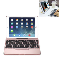F611 Funda de PU con teclado Bluetooth con retroiluminación para iPad Air 2