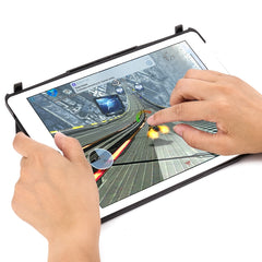 F611 Funda de PU con teclado Bluetooth con retroiluminación para iPad Air 2