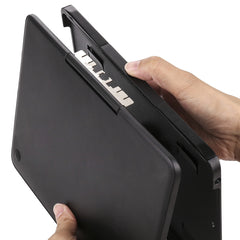 F611 Funda de PU con teclado Bluetooth con retroiluminación para iPad Air 2