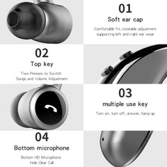 Auricular Bluetooth V7 Bluetooth 5.0 estilo empresarial