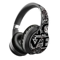 B1 Graffiti Pattern Auriculares inalámbricos Bluetooth V5.0
