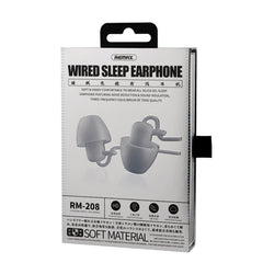Auricular intrauditivo estéreo para dormir con control por cable + MIC