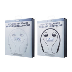 REMAX RB-S29 Auricular inalámbrico con banda para el cuello y memoria