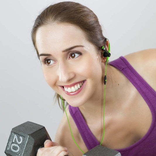 Mucro MB-232 Auriculares estéreo con cable y gancho para la oreja deportivos internos