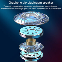 Auricular Bluetooth inalámbrico con pantalla digital LED inteligente V12
