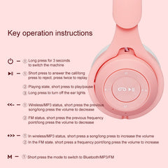 Auriculares Bluetooth plegables bicolores co...
