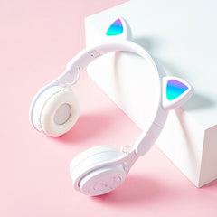 Auriculares Bluetooth plegables de color pur...