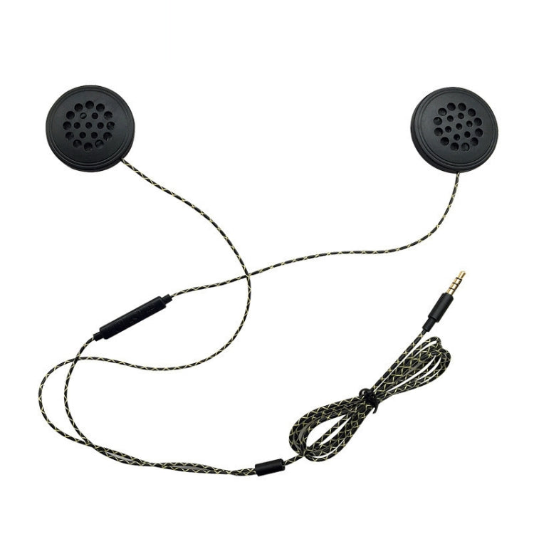 Auriculares con cable para casco de motocicleta de 3,5 mm
