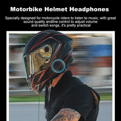 Auriculares con cable para casco de motocicleta de 3,5 mm