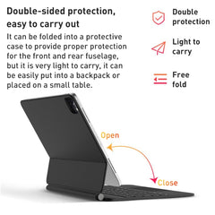 Para iPad Air 2022 / 2020 T89 Magic Funda de...