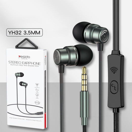 Yesido YH32 Auricular intrauditivo con cable...