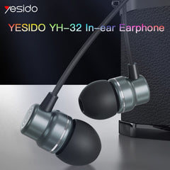 Yesido YH32 Auricular intrauditivo con cable...