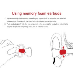 Tapón para los oídos de espuma viscoelástica de silicona para auriculares TRN