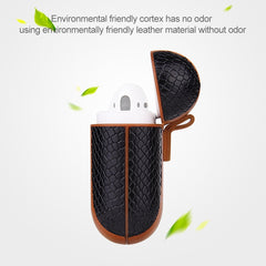 Funda protectora de cuero a prueba de golpes para Apple AirPods 1/2