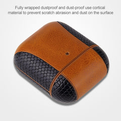Funda protectora de cuero a prueba de golpes para Apple AirPods 1/2