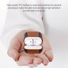 Funda protectora de cuero a prueba de golpes para Apple AirPods 1/2