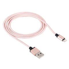 Cable de datos de carga tejido de 1 m de 8 pines a USB 2.0