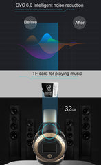 Zealot B19 Diadema plegable Auriculares de música estéreo Bluetooth