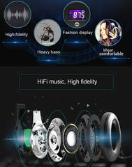 Zealot B19 Diadema plegable Auriculares de música estéreo Bluetooth