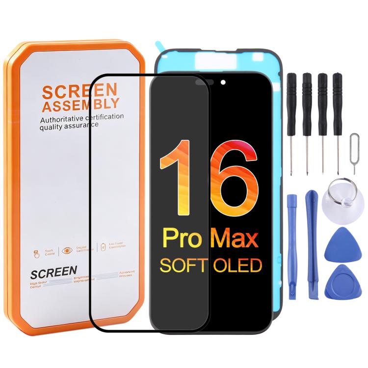 Pantalla OLED suave HXL para iPhone 16 Pro M...