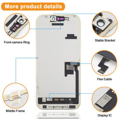 Pantalla OLED suave HXL para iPhone 16 Pro  ...