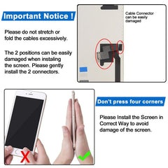 Pantalla LCD OLED JK Soft para iPhone 16 Pro...