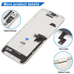 Pantalla LCD OLED JK Soft para iPhone 16 Pro...