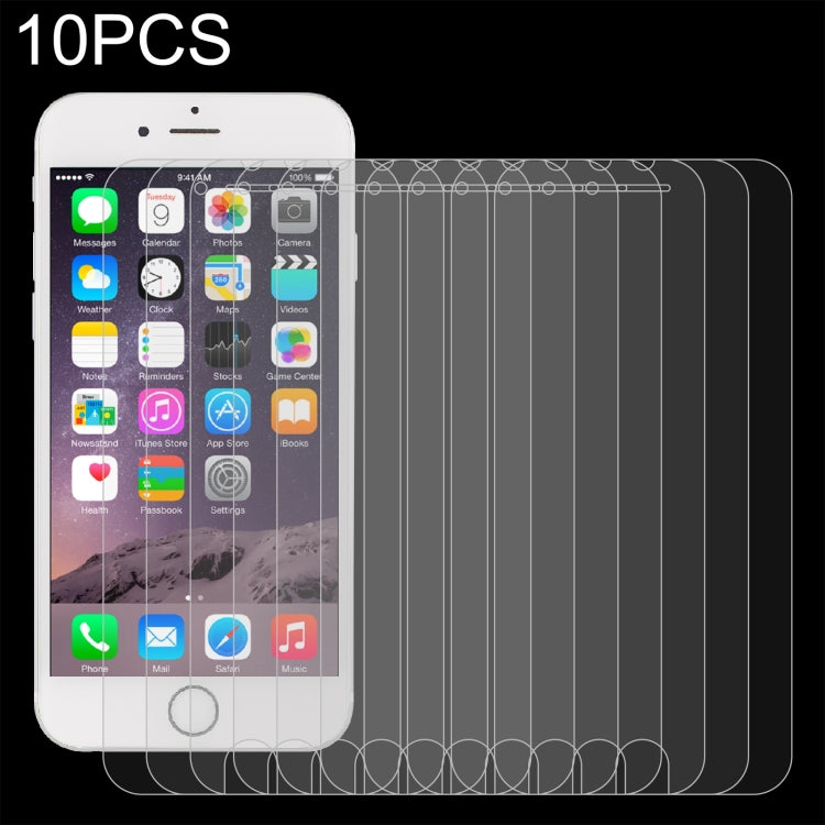 10 PCS para iPhone 8/7 0.26mm 9H Dureza supe...