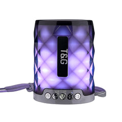 T&G TG155 Altavoz Bluetooth Inalámbrico con Luces de Colores