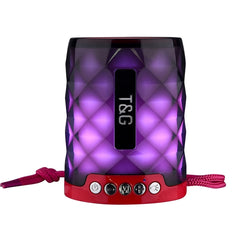 T&G TG155 Altavoz Bluetooth Inalámbrico con Luces de Colores