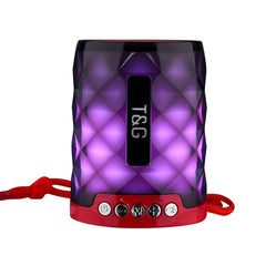 T&G TG155 Altavoz Bluetooth Inalámbrico con Luces de Colores