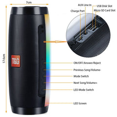 T&G TG157 Mini Altavoz Bluetooth Inalámbrico Portátil