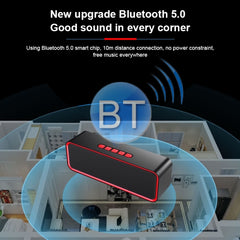 SC211 Altavoz Bluetooth inalámbrico con subwoofer portátil