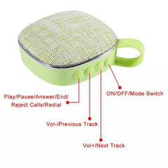 Mini altavoz portátil Bluetooth del cuadrado...