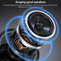 Altavoz subwoofer inalámbrico Bluetooth con cuello colgante