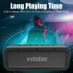 XDOBO Wake 1983 Altavoz Bluetooth inalámbrico para exteriores