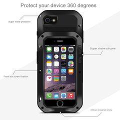 Potente carcasa de metal a prueba de polvo y golpes para iPhone 7