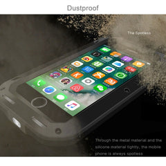 Potente carcasa de metal a prueba de polvo y golpes para iPhone 7