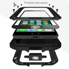 Potente carcasa de metal a prueba de polvo y golpes para iPhone 7