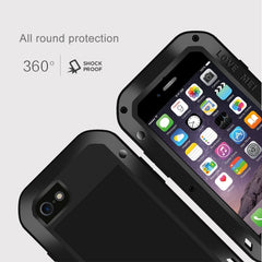 Potente carcasa de metal a prueba de polvo y golpes para iPhone 7