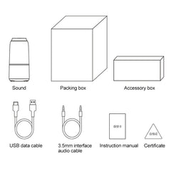 Altavoz Bluetooth Inalámbrico Xiaomi Youpin V03 con LED