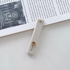 Soporte para teléfono con correa para el dedo de cuero TPU