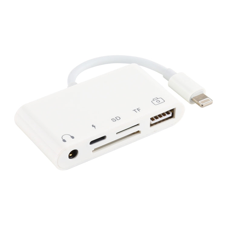 8 pines a HUB USB + Tipo-C + 3,5 mm + Lector de tarjetas SD + TF