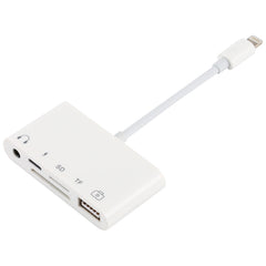 8 pines a HUB USB + Tipo-C + 3,5 mm + Lector de tarjetas SD + TF