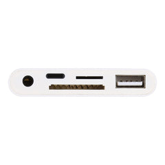 8 pines a HUB USB + Tipo-C + 3,5 mm + Lector de tarjetas SD + TF