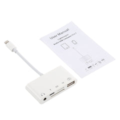 8 pines a HUB USB + Tipo-C + 3,5 mm + Lector de tarjetas SD + TF